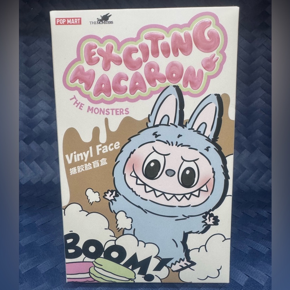 💯 Authentic Exciting Macaron Vinyl Face Labubu